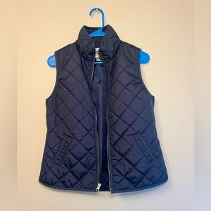 Old Navy, Dark Blue Quilted Vest, XS